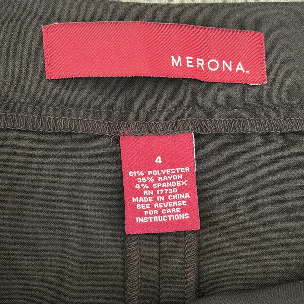 NWT Merona Black Skirt Size 4 - Picture 7 of 10